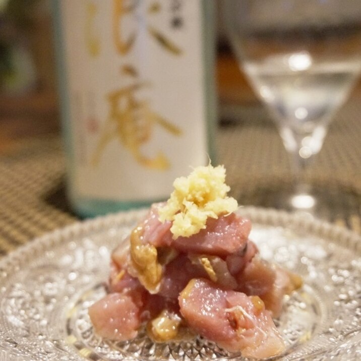 【高知食材】鰹の酒盗和え